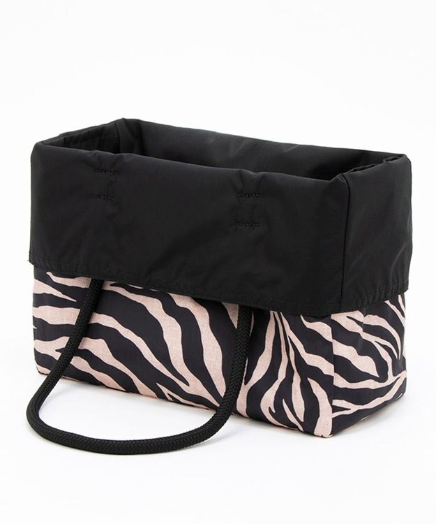 LeSportsac ML 2 WAY TOTE        /ラフィアゼブラ/ブラック ラフィアゼブラ/ブラック