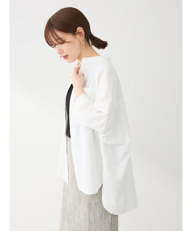 Green Parks いろいろ機能　ドルマンシャツ Off White