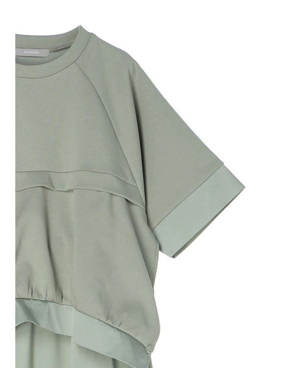 Green Parks armonia．カットレイヤードワンピース Mint