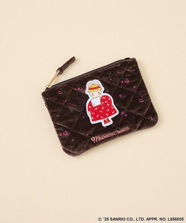 Green Parks キルトポーチ Brown