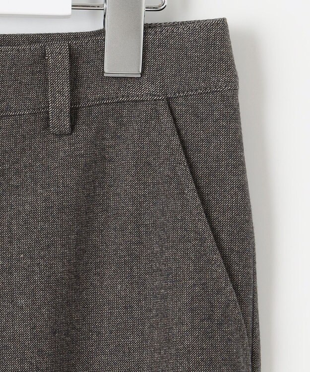 J.PRESS LADIES 【洗える】チェルビック テーパード パンツ ダークブラウン系