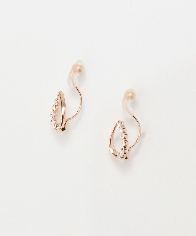 Phoebe 【痛くないシリーズ】【金属アレルギー対応】メテオドロップライトフィットイヤリング　シャンパンゴールド シャンパンゴールド