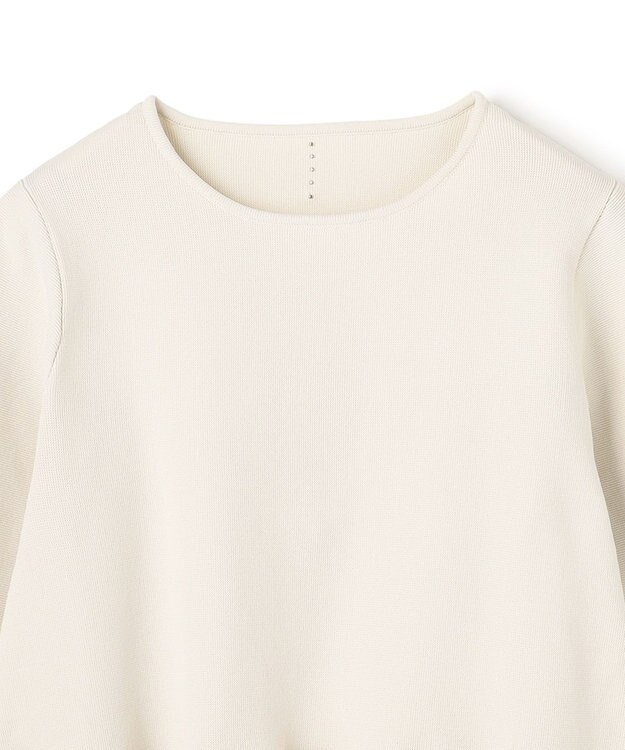 UNFILO BEAUTY FORM KNIT ペプラムセットアップ グレージュ