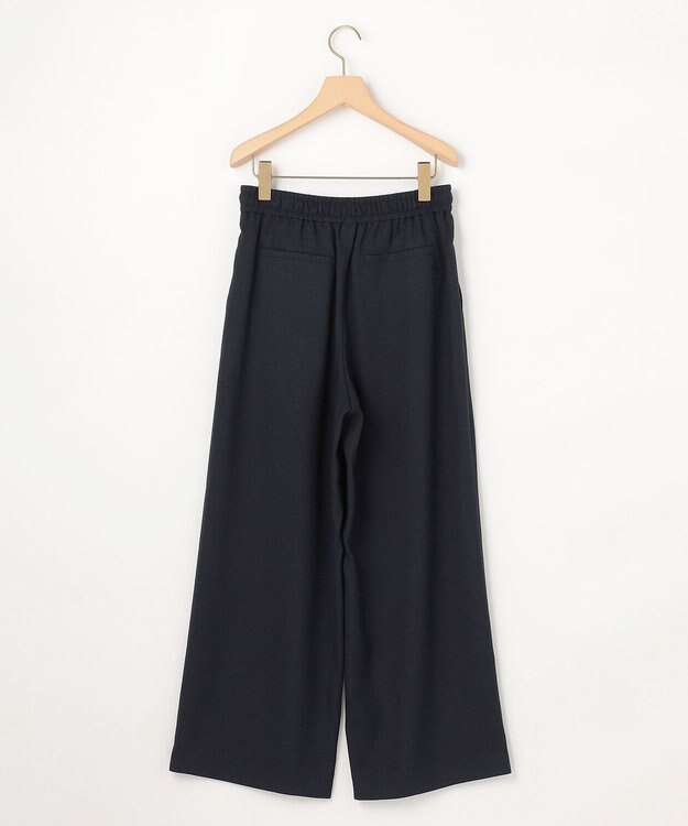 組曲 L 【先行予約】ライトリネンライクイージーワイド パンツ ネイビー系