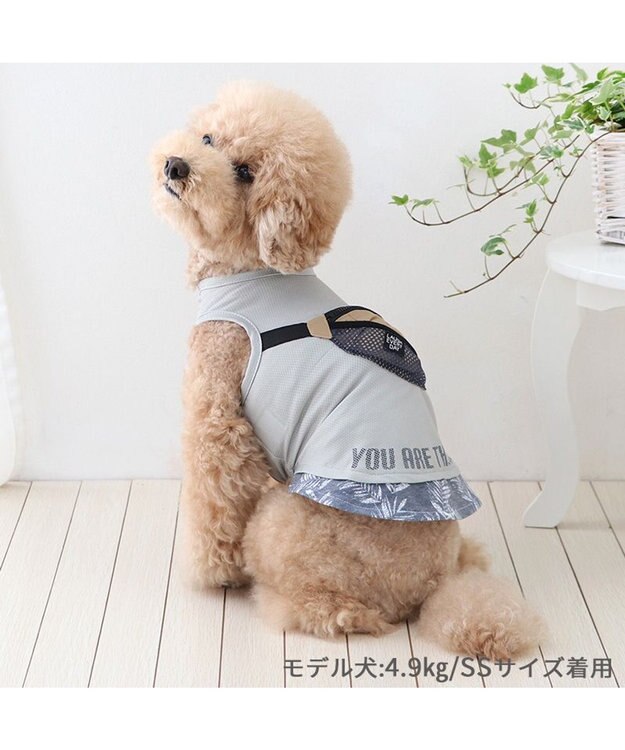 PET PARADISE ペットパラダイス ポケットクール タンクトップ 《重ね着風》 小型犬 重ね着風