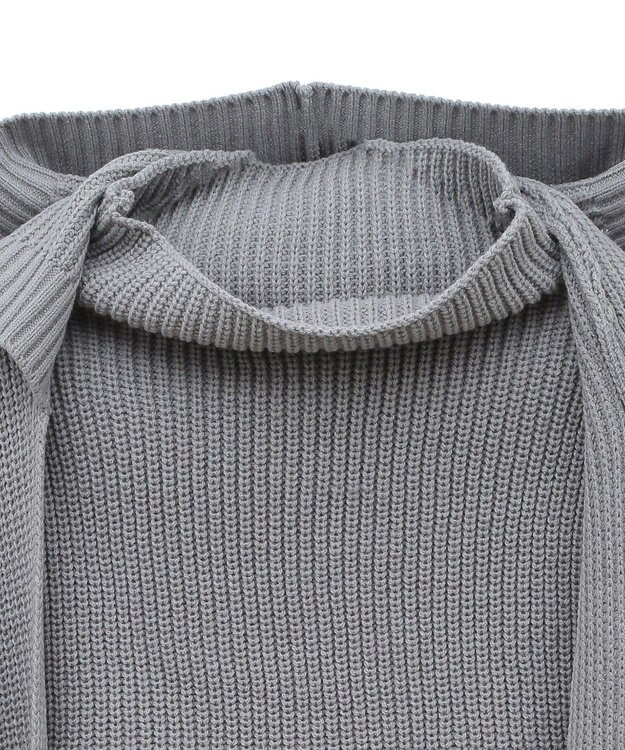 Green Parks フードマフラー＋ケープニット Gray