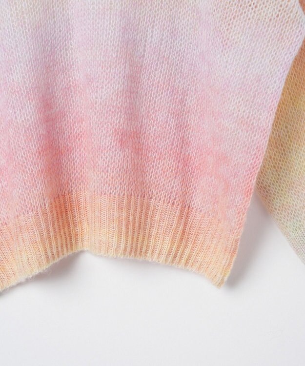 WEGO グラデーションメッシュニット 柄1