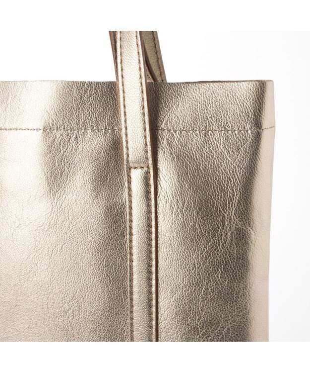 UNBILLION ペルケ perche / ゴートスムース2wayトートバッグ ゴールド