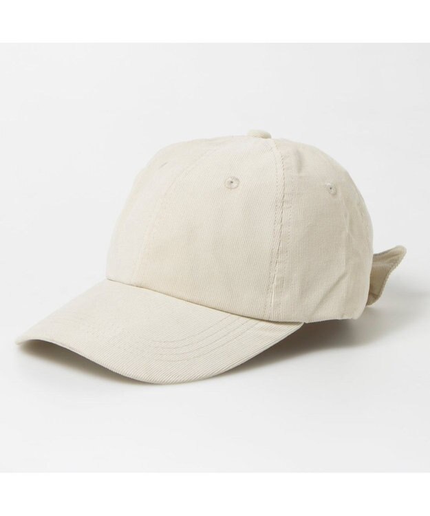 UNBILLION カシュネ cache nez / バックリボンキャップ ベージュ