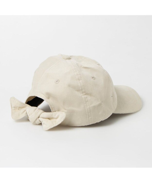UNBILLION カシュネ cache nez / バックリボンキャップ ベージュ