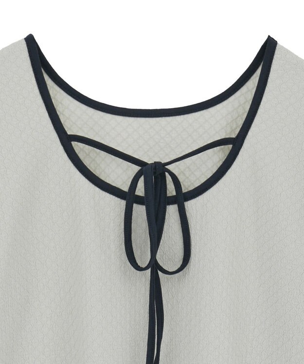 earth music&ecology マルチウェイ配色リボンカットプルオーバー Mint