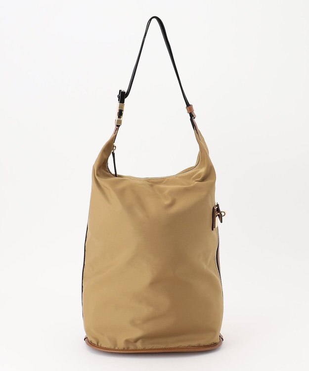 23区 ORSETTO ナイロンツイル ワンハンドル バッグ キャメル系