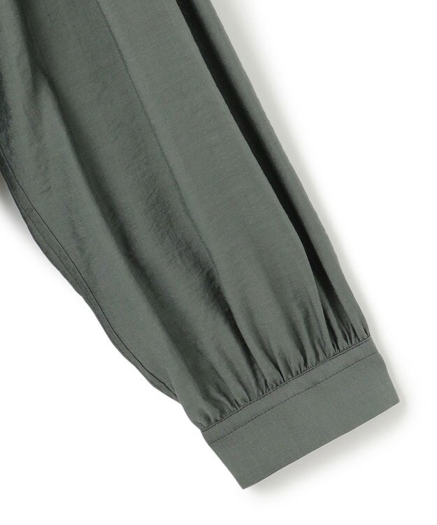 23区 【一部店舗限定】シアー リネン ミックス シャツ カーキ系