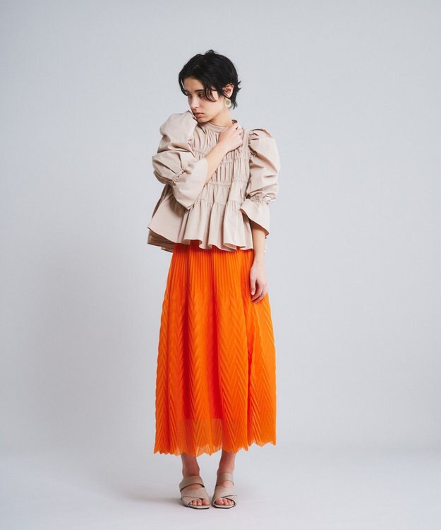 ヘリンボーンプリーツスカート / GRACE CONTINENTAL