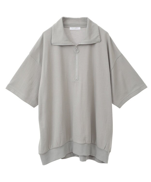 Green Parks ハーフＺＩＰチュニック Khaki