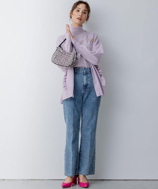 組曲 S トムボーイデニム パンツ ブルー系