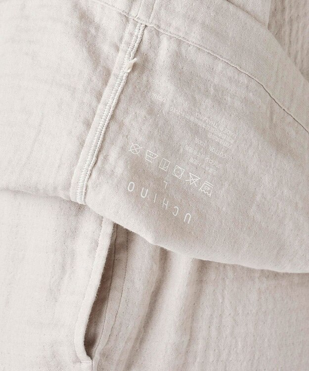 UCHINO マシュマロガーゼシンプルパジャマ ユニセックス ベージュ