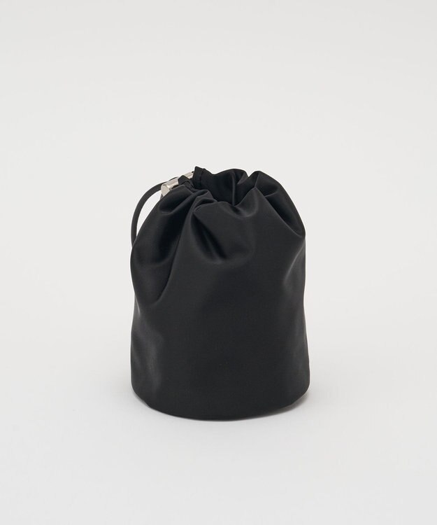 russet クラウズナイロン巾着ポーチ(Z-231) Black