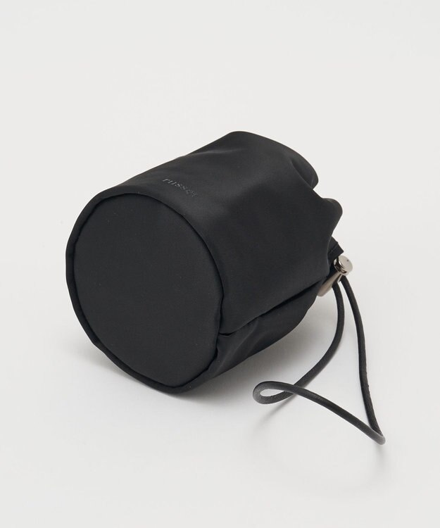 russet クラウズナイロン巾着ポーチ(Z-231) Black