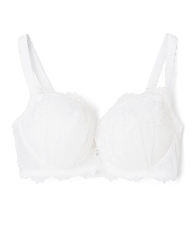 San-ai Resort（三愛水着楽園） 【エレガントコレクション2404】単品ブラHIカップ  【northerly】 ホワイト