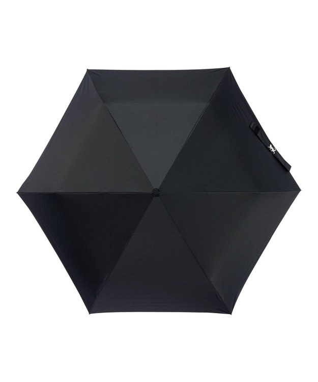 MOONBAT 【遮光100％/UV100%】エスタ (estaa) にゃんこミニ 折りたたみ傘 日傘 軽量 晴雨兼用 猫 ネコ ブラック