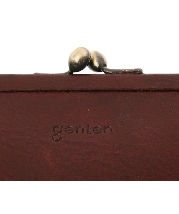 genten トスカ 口金長財布 ノウチャ