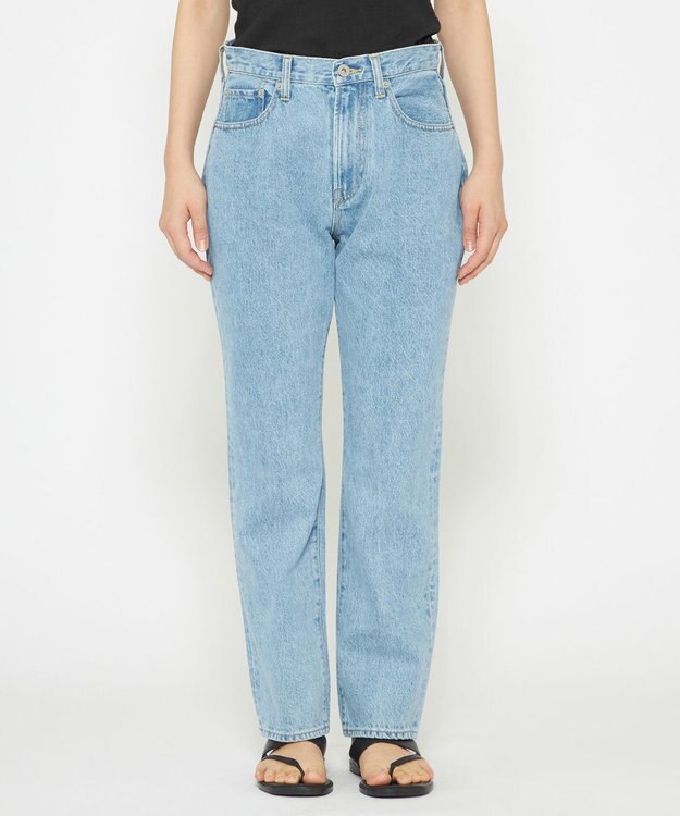 uncrave ストレート デニム パンツ（uncrave STANDARD） ライトブルー