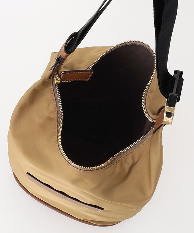 23区 ORSETTO ナイロンツイル ワンハンドル バッグ キャメル系