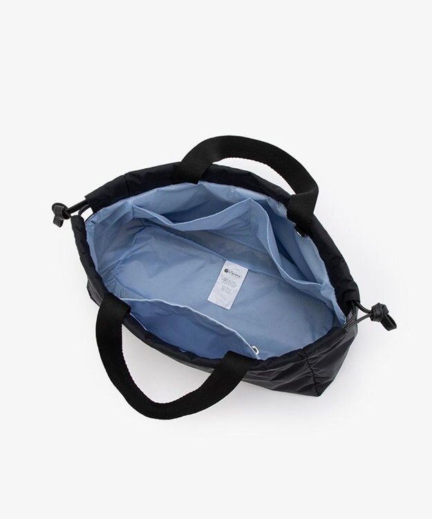 LeSportsac E/W CITY DRAWSTRING BAG??? /アップタウンディープシーブルー/ブラック アップタウンディープシーブルー/ブラック