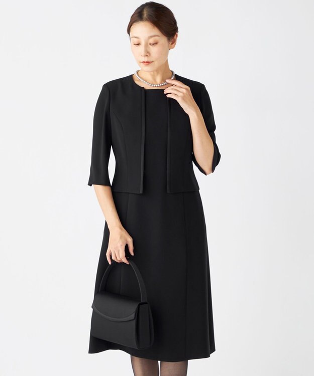 自由区 FORMAL 【定番】シンプルハンドバッグ ブラック系