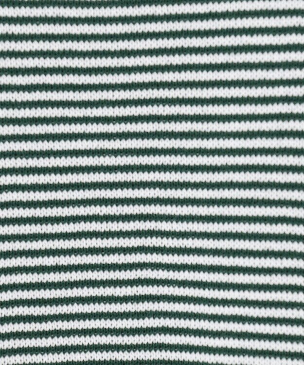 J.PRESS MEN 【Tシャツ感覚で着られる新感覚ニット】ボーダーニット ロングスリーブＴシャツ グリーン系1