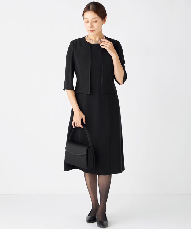 自由区 FORMAL 【定番】シンプルハンドバッグ ブラック系