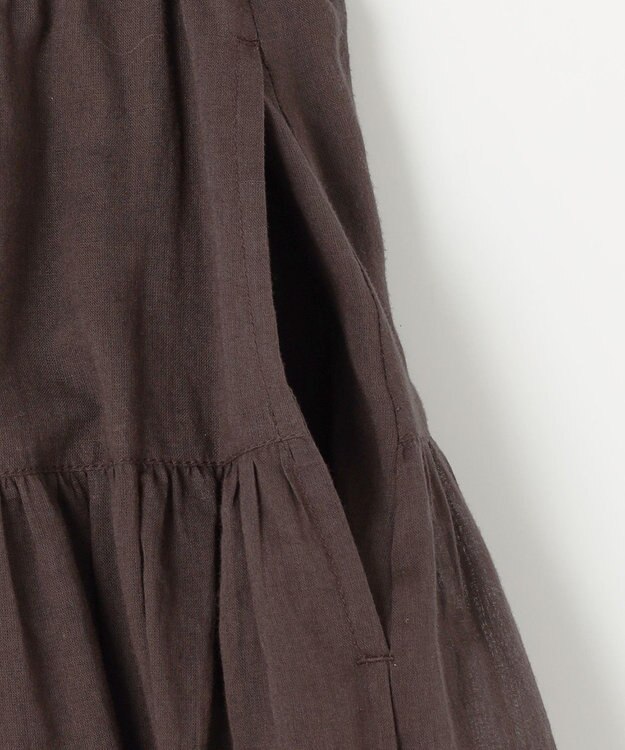 23区 【Indian Factory】コットンボイル スカート ブラウン系