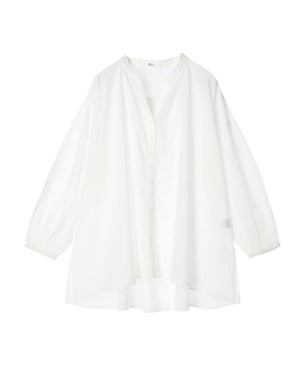 CRAFT STANDARD BOUTIQUE インド綿スキッパーチュニック Off White