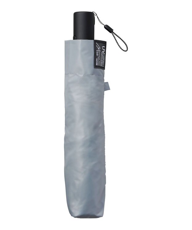 MOONBAT 【遮光100％/超軽量】マジで軽い傘 晴雨兼用折りたたみ日傘 マジカルテックプロテクション 5Flat50 ライトグレー