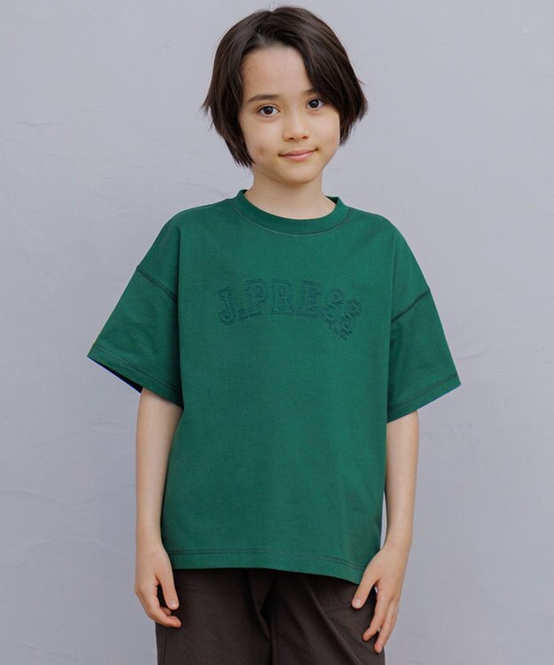J.PRESS KIDS 【140-170cm】アーチロゴビッグＴシャツ カーキ
