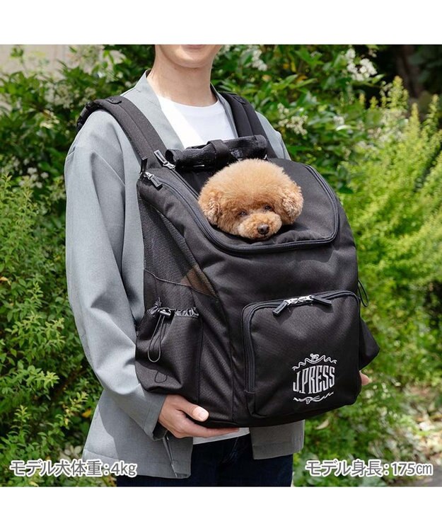 PET PARADISE J.PRESS マルチリュック ブラック new Ｌ ブラック