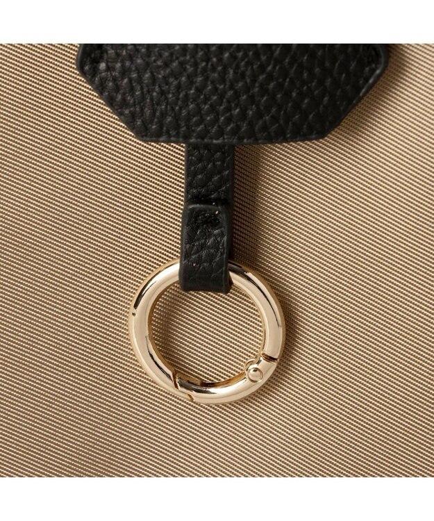 UNBILLION カシュカシュ cachecache / トロンプルイユ刺繍スクエアトート ベージュ