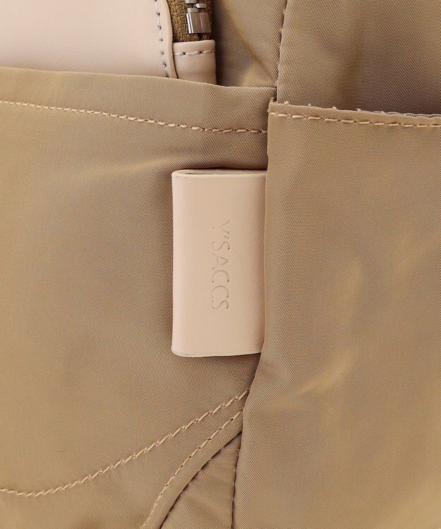 Y'SACCS ポリエステルツイル 2WAYトートバッグ ベージュ