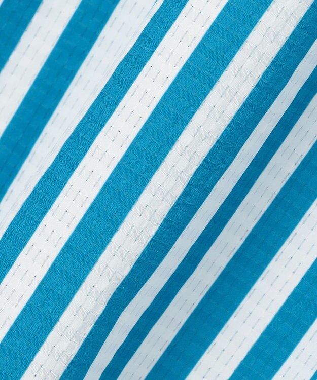 PW CIRCULUS 【高通気 / 軽撥水 / 軽量のDotAir 使用】【WOMEN】ストライプ柄ワンピ サックスブルー系2