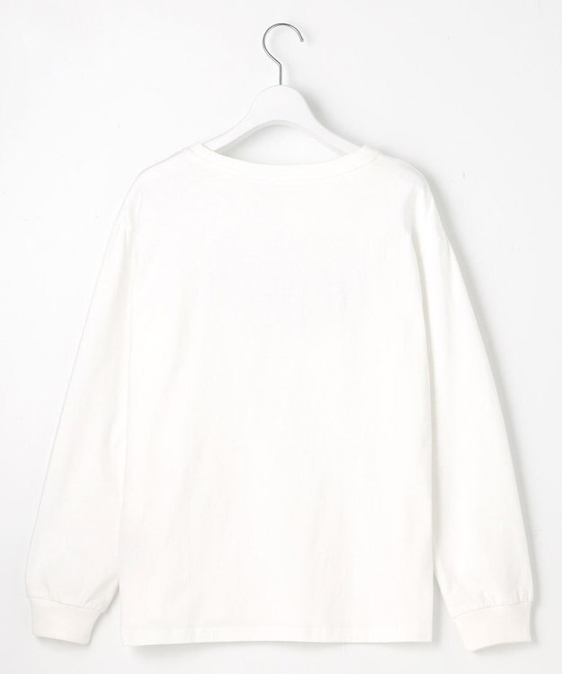 Feroux 【洗える】アソートプリントロング Ｔシャツ ホワイト系1