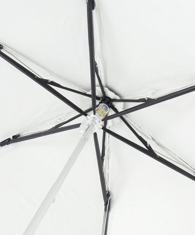 MOONBAT 【軽量】POLO RALPH LAUREN 晴雨兼用日傘 折りたたみ傘 チェック／遮光 遮熱 UV 簡単開閉 オフホワイト