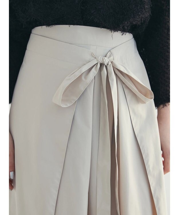 Green Parks armonia．ラップスカート Ivory