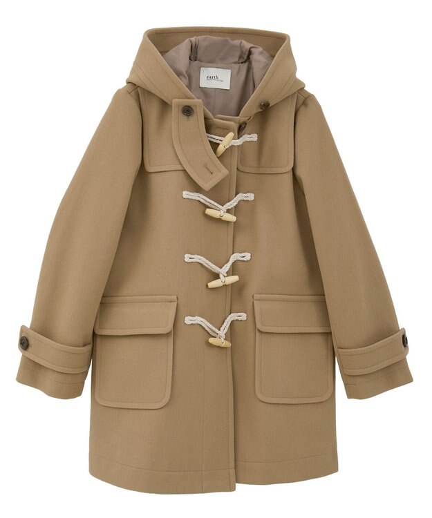 earth music&ecology ダッフルコート Beige
