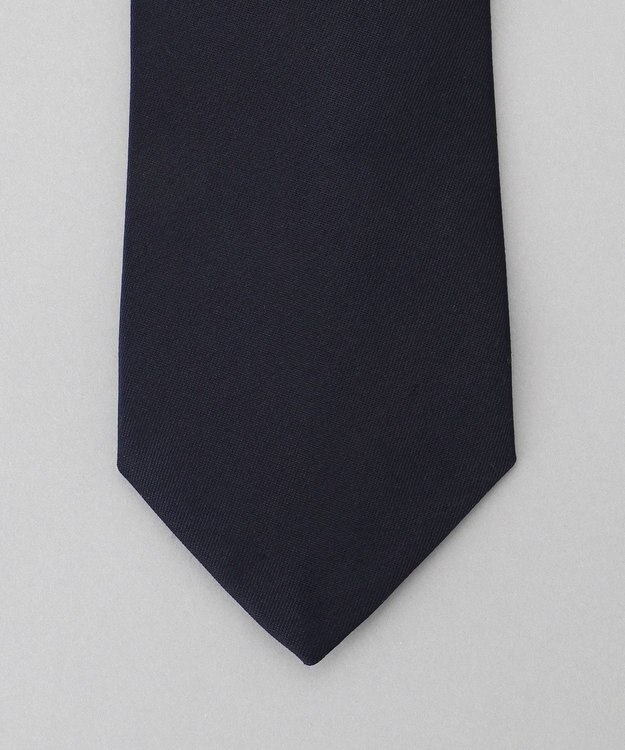 GOTAIRIKU セレモニー/お受験に最適【日本製】シルク ネクタイ_紺無地 ネイビー系