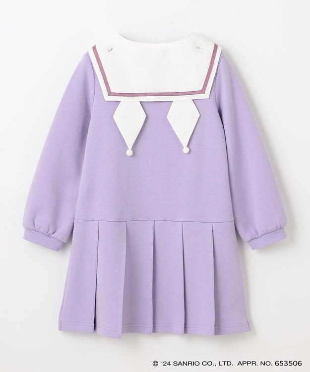 ANY KIDS 【any FAM×サンリオキャラクターズ】セーラーカラーワンピース ラベンダー×クロミ