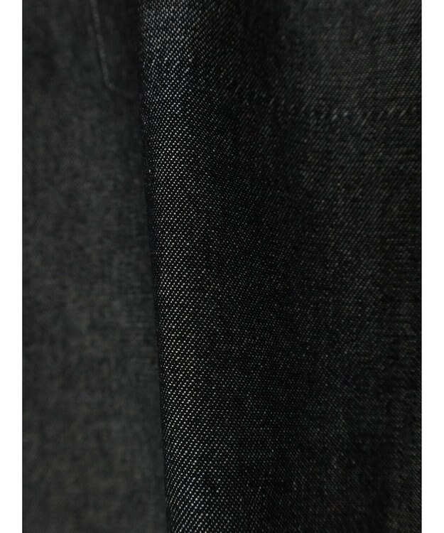 Green Parks ・ＳＵＧＡＲ　ＳＰＯＯＮ　クロップドデニムシャツ Black