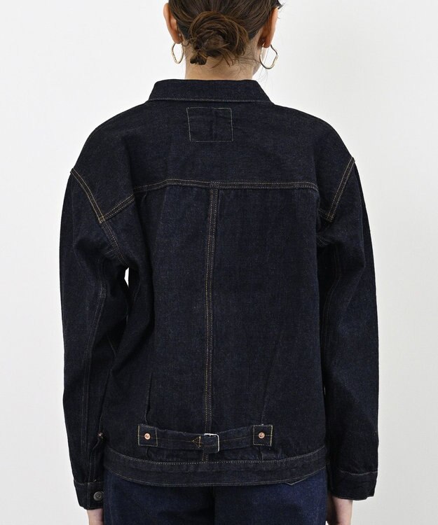 LENO BRENDA BIG TRUCKER JACKET《UNISEX》オーバーサイズデニムブルゾン INDIGO