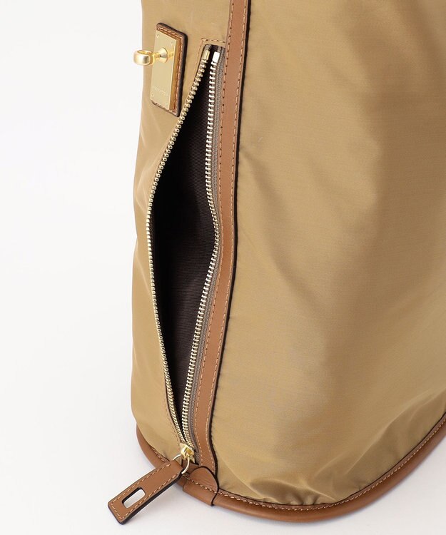 23区 ORSETTO ナイロンツイル ワンハンドル バッグ キャメル系