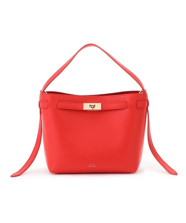 23区 【先行予約/VERY掲載】ベルテッド2WAY ハンドバッグ レッド系